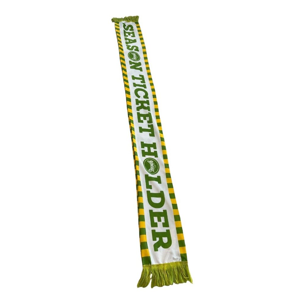 Tampa Bay Rowdies Season Ticket Holder Soccer Scarf Green Yellow